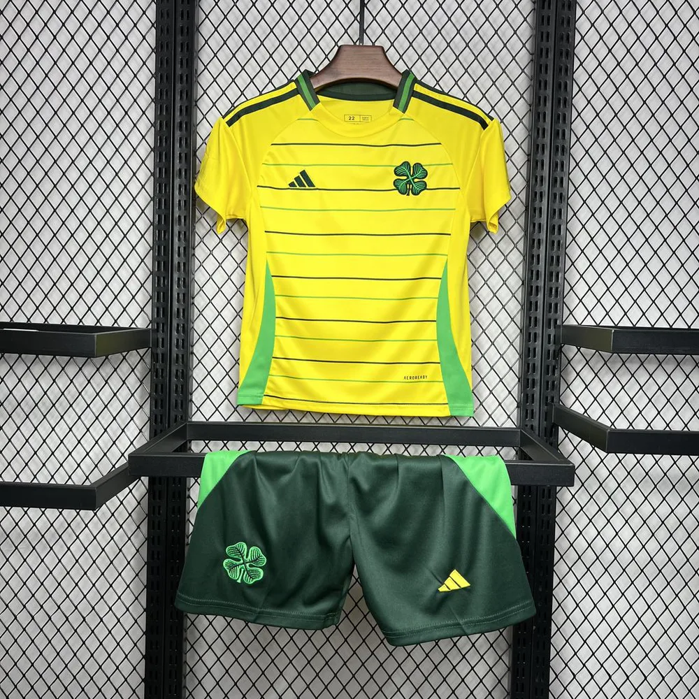 2024/2025 Celtic Visitante Camiseta de Fútbol Calidad Tailandesa Talla Infantil