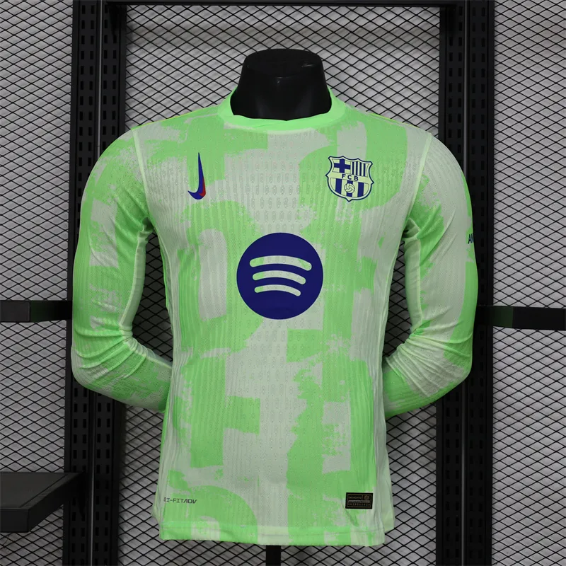 2024/2025 Camiseta Tercera Equipación Visitante Manga Larga Barcelona Calidad Tailandesa