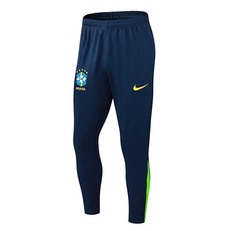 2025/2026 Conjunto de Entrenamiento Semi-Pull Azul Real Brasil Camiseta