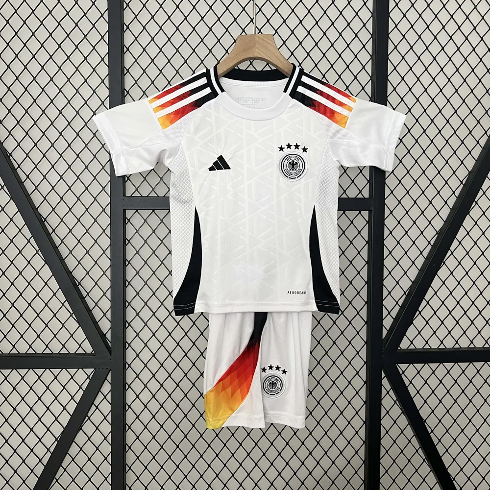 Camiseta de Fútbol 2024 de Alemania Local AAA calidad aficionado Talla Infantil