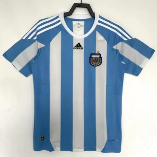 Camiseta de Fútbol Retro Local Selección Argentina 2010 Calidad Tailandesa
