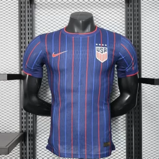 Versión Jugador Camiseta de Fútbol Visitante 2025 de Estados Unidos AAA calidad fan