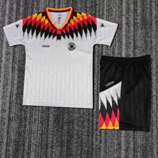 Camiseta de Fútbol Local Retro Alemania 1994 Calidad Tailandesa 1:1 Talla Infantil