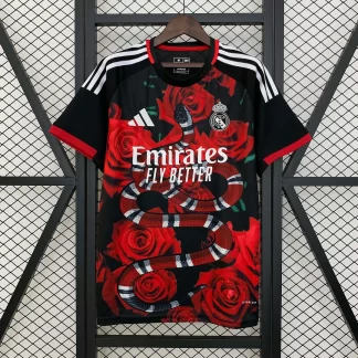 2025/2026 Real Madrid Edición Especial Rosa Roja Camiseta de Fútbol Calidad Tailandesa
