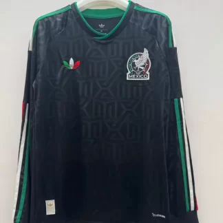 2025/2026 Manga Larga México Ropa de Entrenamiento 01 Camiseta Fútbol Calidad Tailandesa