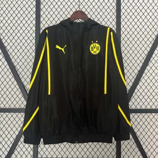 2024/2025 Dortmund Cortavientos Negro Camiseta Calidad Tailandesa Set