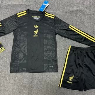 2025/2026 Manga Larga México Selección Nacional Edición Especial Camiseta Fútbol Calidad Tailandesa Talla Infantil