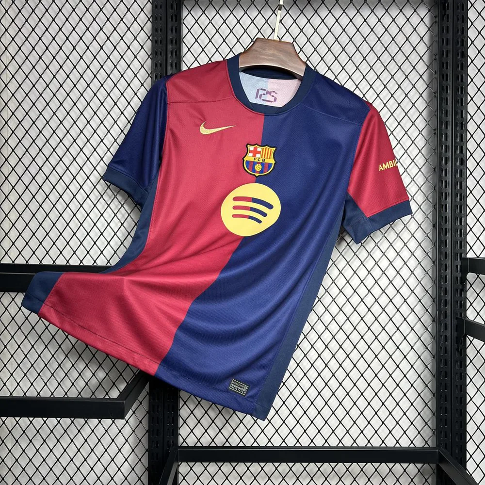 2024/2025 Barcelona Local Sin Spotify Camiseta de Fútbol Calidad Tailandesa