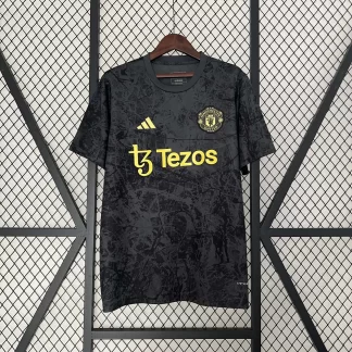 2024/2025 Camiseta de Fútbol Negra Edición Especial Manchester United Calidad Tailandesa