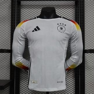Camiseta de Fútbol Local de Manga Larga Versión Jugador Alemania 2024-2025 Calidad Tailandesa 1:1