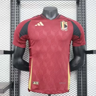 Camiseta de Fútbol Versión Jugador Bélgica Nacional Local 2024 1:1 Calidad Tailandesa