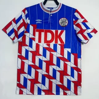 Camiseta de Fútbol Retro Ajax Visitante 1989-1990 Calidad Tailandesa