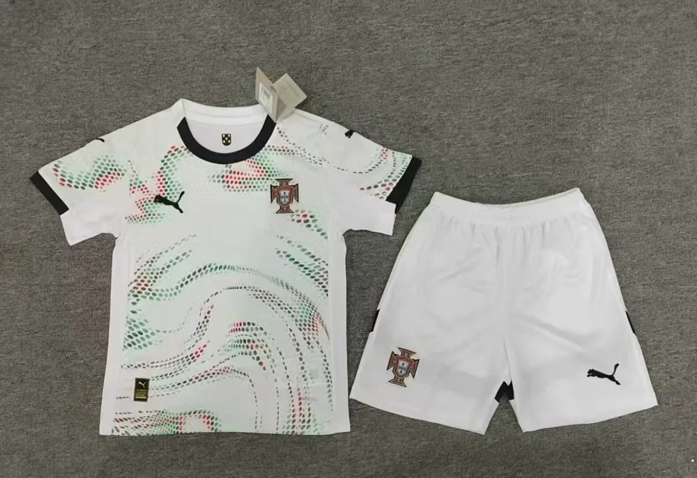 2025/2026 Portugal Camiseta Visitante Calidad Tailandesa Talla Infantil