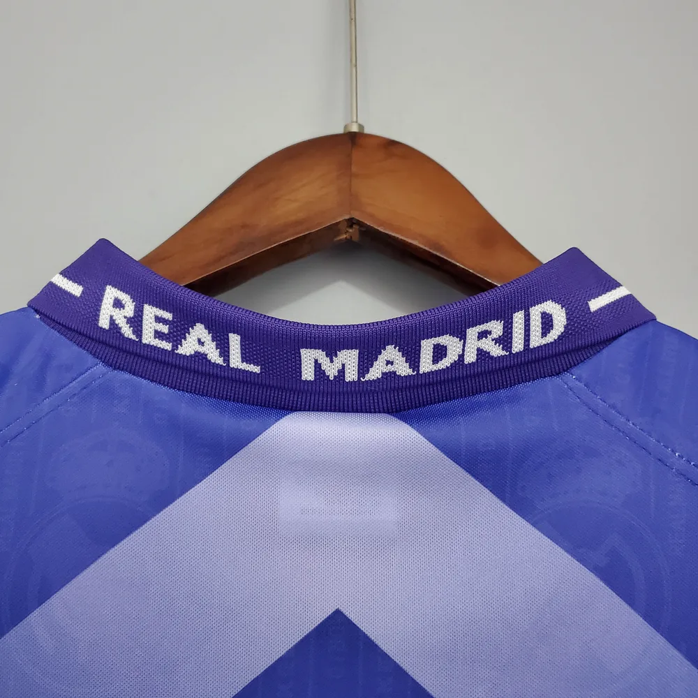 Camiseta Visitante Retro del Real Madrid 1996/1997 Calidad Tailandesa