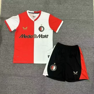 2025/2026 Camiseta Local Feyenoord Rotterdam Calidad Tailandesa Talla Infantil