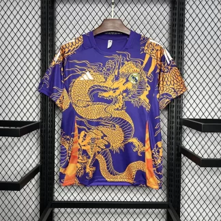 Camiseta Edición Especial Dragón Púrpura Real Madrid 2024/2025 Calidad Tailandesa