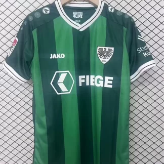 2025/2026 Preußen Münster Camiseta de Fútbol Local Calidad Tailandesa