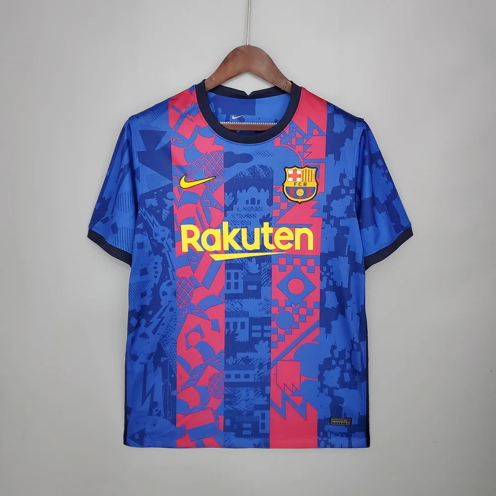 Barcelona Camiseta de Fútbol 2021/2022 Calidad Tailandesa Tercera Suplente