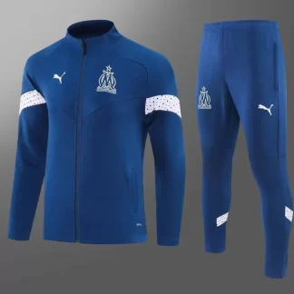 2023/2024 Olympique de Marseille Chaqueta Cremallera Larga Azul Oscuro