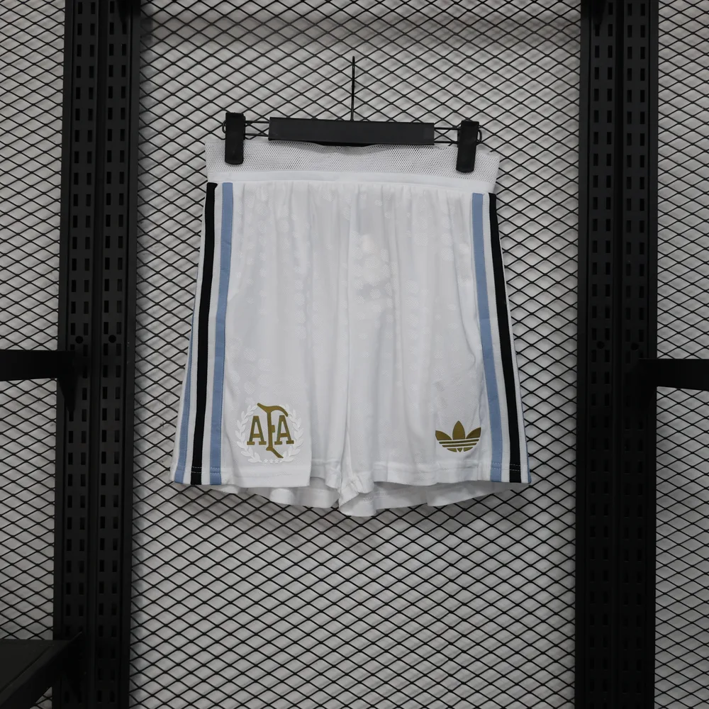 Pantalón corto blanco local de la Selección Argentina 2026 Versión Jugador AAA calidad aficionado