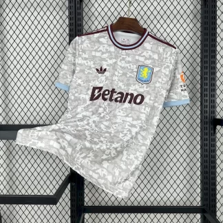 2025/2026 Aston Villa Tercera Equipación Visitante Camiseta de Fútbol Calidad Tailandesa