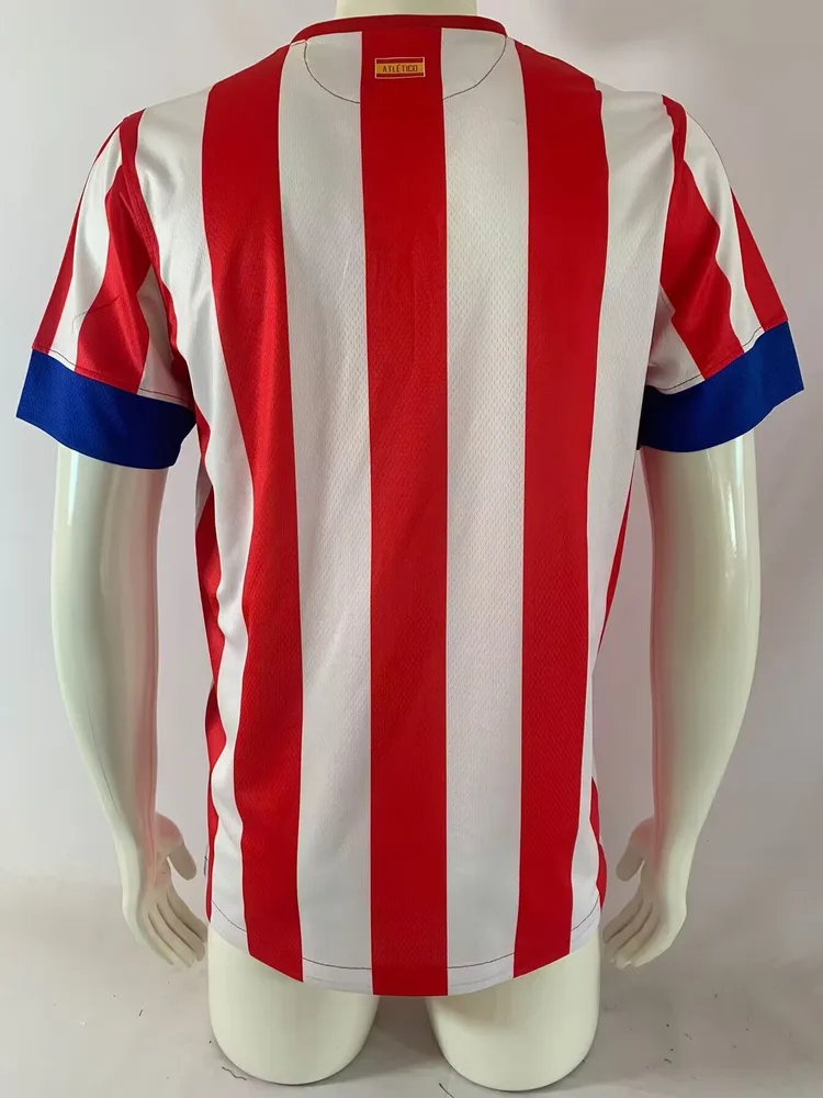 2012-2013 Retro Atletico Madrid Local Camiseta de Fútbol Calidad Tailandesa