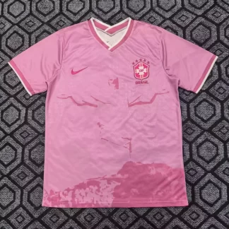 2025/2026 Camiseta de Fútbol Diosa Brasil Rosa y Tierno Calidad Thai