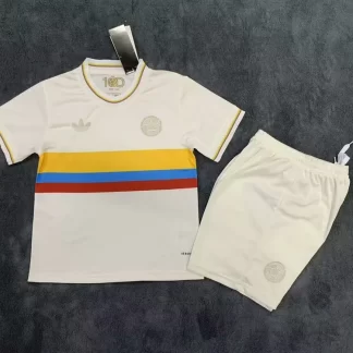 Camiseta del Centenario de Colombia 2024-2025 Calidad Tailandesa Talla Infantil