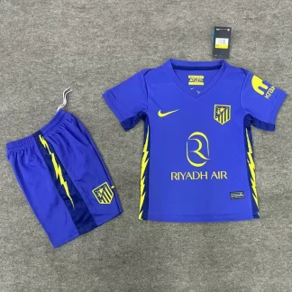 2025/2026 Camiseta de Fútbol Visitante del Atlético de Madrid Calidad Tailandesa Talla Infantil