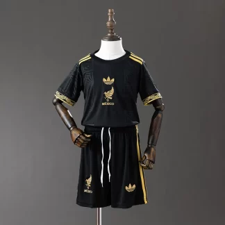 Camiseta de Fútbol Local de la Selección Nacional de México 2025 AAA calidad aficionado Talla Infantil