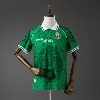 Camiseta de Fútbol Retro México Local 1999 AAA calidad aficionado