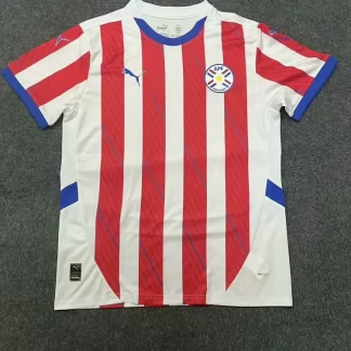 2024-2025 Camiseta de Fútbol Local de la Selección Nacional de Paraguay Calidad Tailandesa