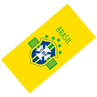 Toalla de playa de fútbol de aficionado de Brasil CBF