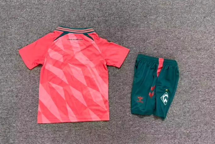 2026/2027 Camiseta de Fútbol Tercera Equipación Visitante Werder Bremen 1:1 Calidad Tailandesa Talla Infantil