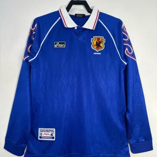 1998 Retro Camiseta Local Japón Manga Larga Calidad Tailandesa