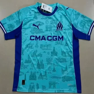 2025/2026 Olympique de Marsella Quinta Equipación Visitante Fútbol Camiseta Calidad Tailandesa