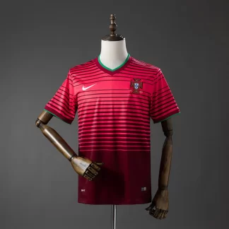 2014 Retro Portugal Local Camiseta AAA calidad aficionado