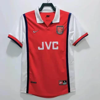 Camiseta de Fútbol 1998/1999 Retro Arsenal Local Calidad Tailandesa