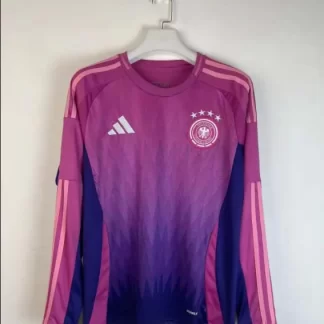 Camiseta de Fútbol Manga Larga 2024 de Alemania Visitante AAA calidad aficionado