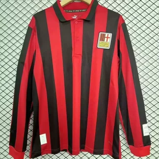 Camiseta de Fútbol Edición Limitada Manga Larga 2024/2025 AC Milan Calidad Tailandesa
