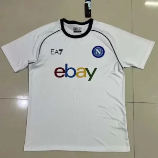 2023/2024 Napoli Ropa de Entrenamiento blanca Camiseta de Fútbol Calidad Tailandesa