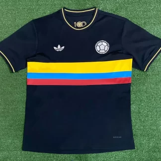 2024 Colombia 100th anniversary edition Black Football Shirt AAA fan-grade