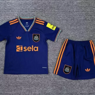 2025/2026 Newcastle United Tercera Camiseta de Fútbol Visitante Calidad Tailandesa Talla Infantil