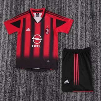 Camiseta Retro AC Milan Tercera Visitante 2004-2005 Talla Infantil Calidad Tailandesa