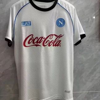 2025/2026 Chándal de Entrenamiento Nápoles Blanco Camiseta de Fútbol Calidad Tailandesa