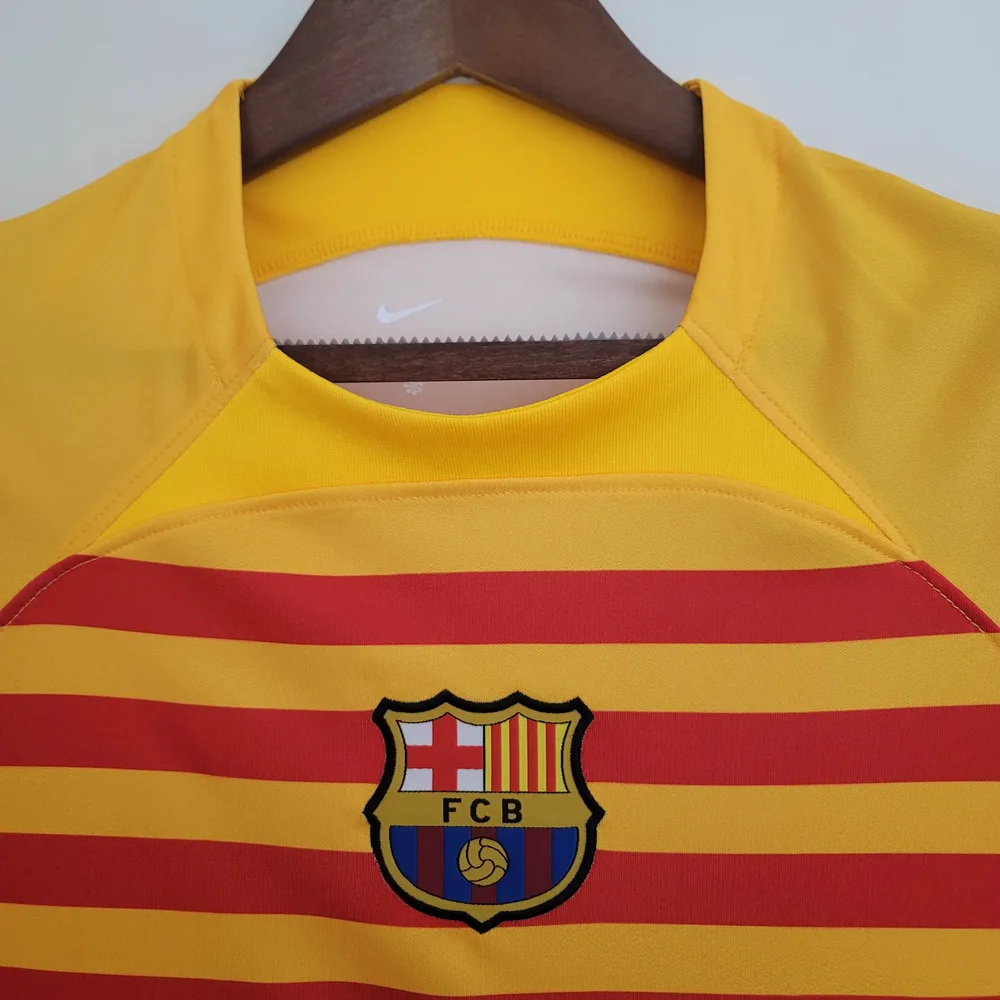 Camiseta de Fútbol Cuarta Visitante de Barcelona 2022/2023 Calidad Tailandesa