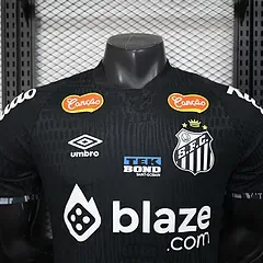 2025/2026 Versión Jugador Camiseta de Fútbol Edición Especial Santos Negro 01 Calidad Thai