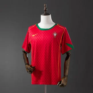 Camiseta de Fútbol Retro Portugal Local 2004 AAA calidad aficionado