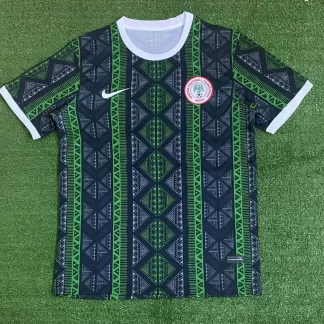 Camiseta de Fútbol Edición Especial Verde Selección Nacional de Nigeria 2023 Calidad Tailandesa