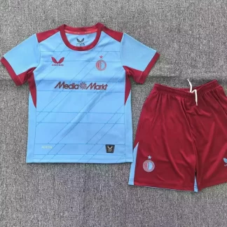 2025/2026 Feyenoord Rotterdam Visitante Camiseta de Fútbol Calidad Tailandesa Talla Infantil